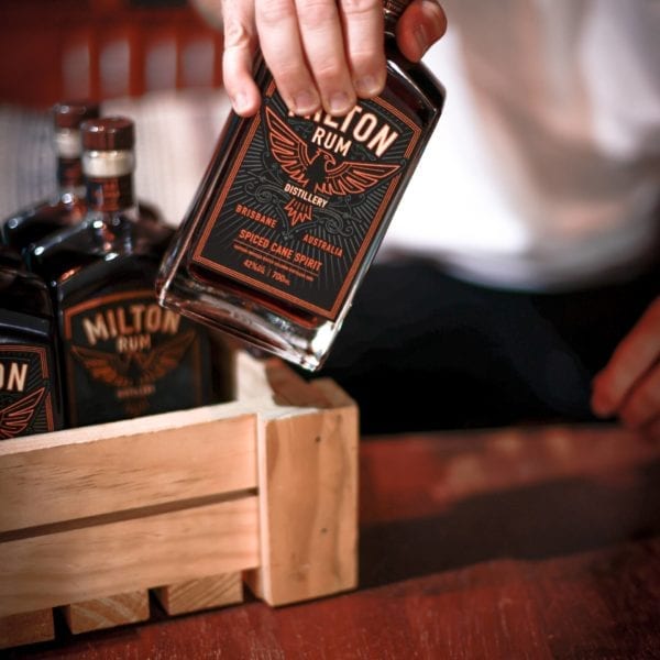 Milton Rum Distillery Bottles In Box 5429